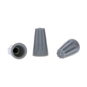Conector Emenda Fio Torção 0,75-2,5mm Cinza Com 20 Peças