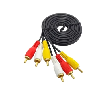 Cabo 3RCA + 3RCA HP 1,5Mts