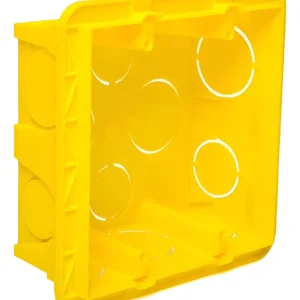 Caixa de Luz Pvc Amarela 4x4 689035 - Pial
