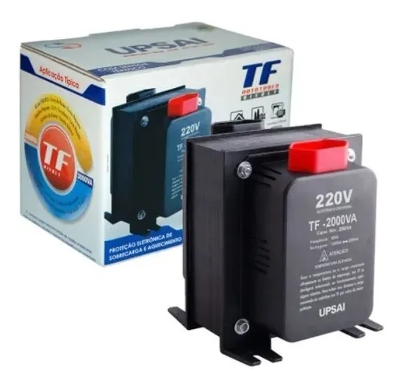 Autotransformador De Voltagem 2000va 127v/220v Sensor Térmic
