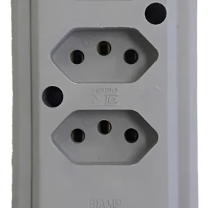 Tomada Barra Tripla 2P+T 10A Cinza - Interneed