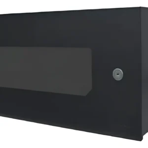 Mini Rack 3u 19p X 350mm Acrílico C/2 Chaves PT Max Eletron