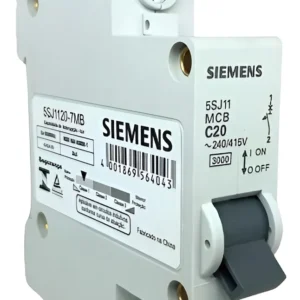 Disjuntor Tripolar 20A Curva C 5SJ1 - Siemens