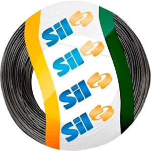 Cabo Solido 6mm Preto - Sil