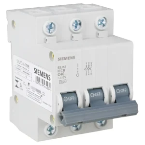Disjuntor Tripolar 40A Curva C 5SJ1 - Siemens