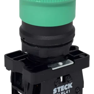 Botão 30mm Gira/Destrava S-PFN2R3 Verde - Steck