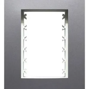 Placa 4x2 3 Postos E Suporte Grafite - Alumbra Inova Pro