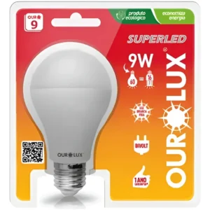 Lâmpada de LED Bulbo 9W 6500K 20030 - Ourolux