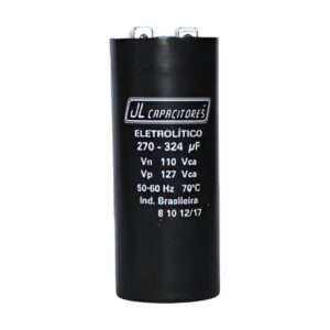 Capacitor Com Suporte e Tampa 270-324 110V - JL