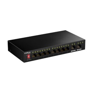 Switch Não Gerenciável PoE 10 Portas Fast S1110F-P - Intelbras