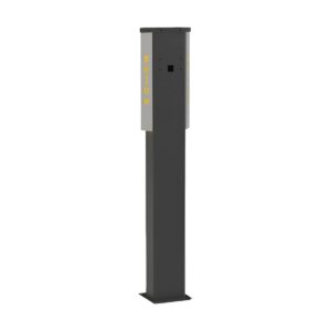 Totem Classic Alt 1,35Mts Larg 15cm Saida Amarelo - Protectm