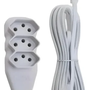 Extensão Eletrica Connect Plus 3T 2P+T 20A 3Mts Branco - Fiolux