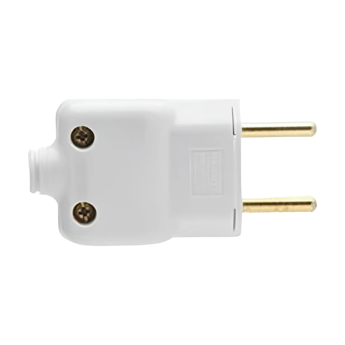 Plug Macho Com Prensa Cabo 10a Branco 14240 - Ilumi