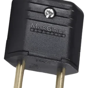 Plug Macho 2P 10A Branco PLD1-2 Com 10 - Margirius