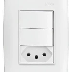 Conjunto 4x2 2 Inte Simples Tomada 10A BC 30957-30 Simon 30