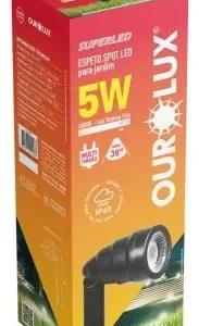 Espeto Para Jardim LED 5W 6500K Bivolt - Ourolux