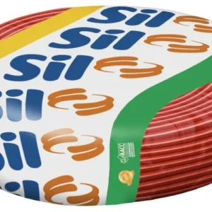 Cabo Flexível 4mm Vermelho 800Mts - Sil