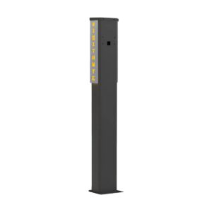 Totem Classic Alt 1,70Mts Larg 15cm Visitante Amarelo - Protectm