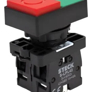 Botão Comando 22mm Duplo S-PDN - Steck