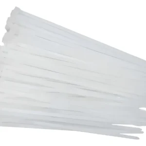 Abraçadeira Nylon 250x3,6mm Branca Com 100 - Fertak