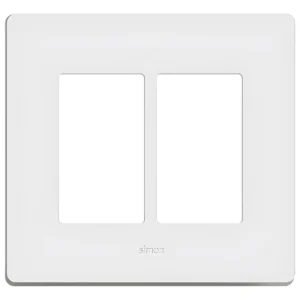 Placa 4x4 3+3 Postos Com Suporte Branca 20913-50 - Simon 20