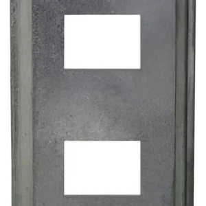 Placa Para Condulete 3/4 2 RJ45 - Daisa