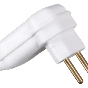 Plug Macho 2P 10A Branco PLD6-2 Com 10 - Margirius