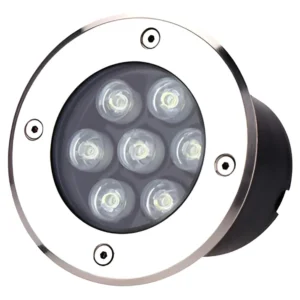 Balizador LED Embutir Piso Redondo 7W 3000K - Gaya