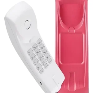 Telefone Gondola Rosa e Branco - Stilus