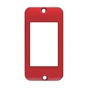 Placa 3 Tecla Vermelha 1 - Eletromax