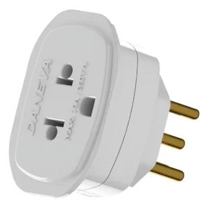Adaptador De Tomada Universal 2p+t 10a 1661 Branco - Daneva