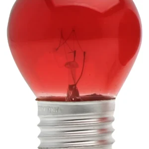 Lâmpada Bolinha 7w 110v Vermelha E27 - Brasfort