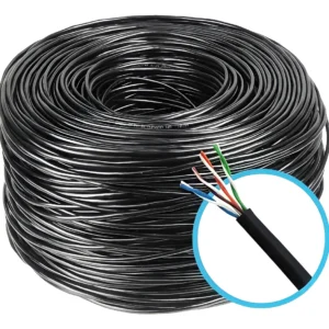 Cabo Multicameras 4P CFTV 300Mts Preto Premium Condutti