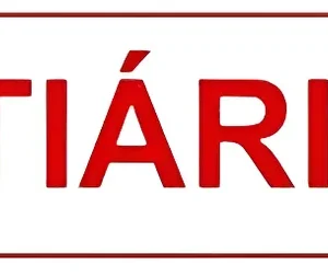 Placa Vestiario Feminino 5x25cm - Sinalize