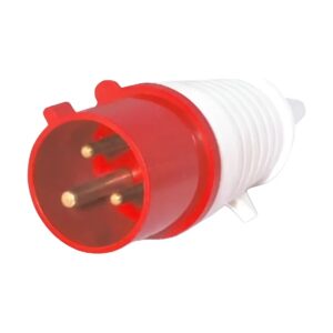Plug Industrial 2p+t 16a 440v 6h Vermelho J02pl-014 - Jng