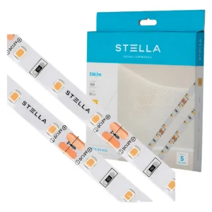 Fita De Led 5w/m 12v 2700k Ip20 Rolo Com 5 Metros - Stella
