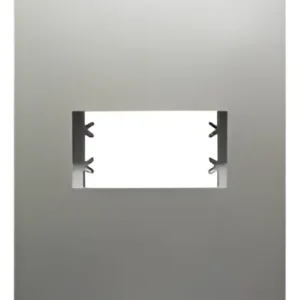 Placa 4x2 1 Posto Class Titanium 85576 - Inova Pro