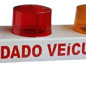 Sinalizador De Garagem Abs 2 Cupul Led Bivolt - Toller