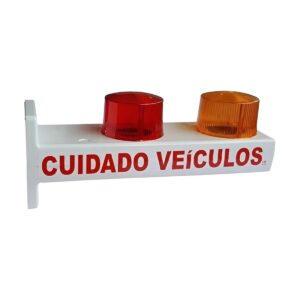 Sinalizador De Garagem Abs 2 Cupul Led Bivolt - Toller