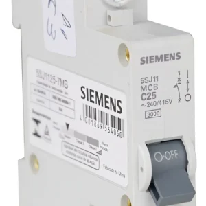 Disjuntor Tripolar 25A Curva C 5SJ1 - Siemens