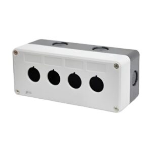 Caixa Para Botoeira Vazia Cinza 4 Furo 22,5mm Xbmx104 - Jng