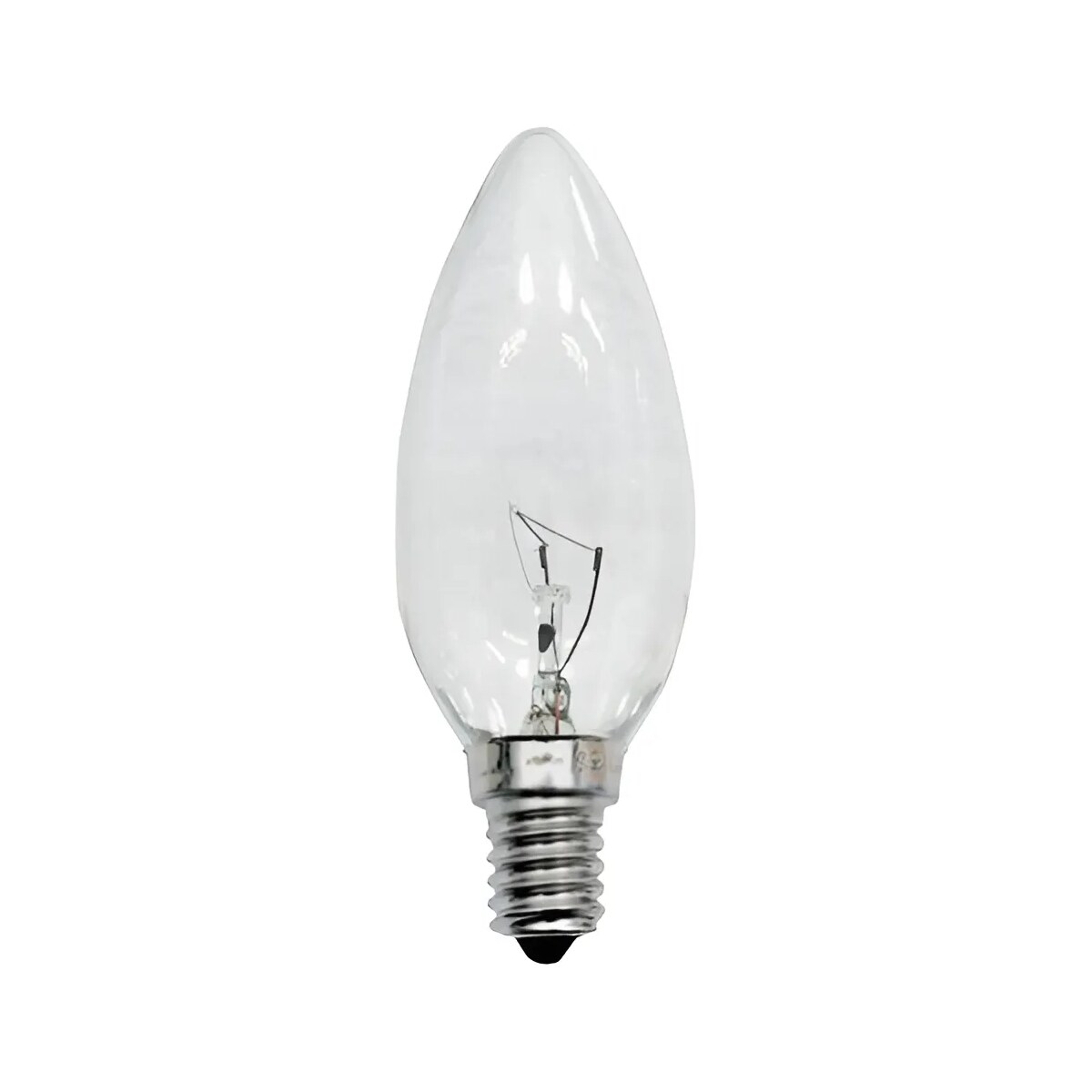 Lâmpada Vela Lisa E12 40W 110V Clara - Sadokin