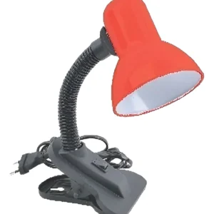 Luminaria de Mesa Com Garra Vermelho - Cads