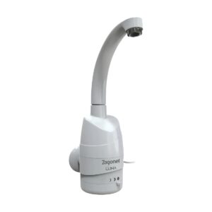 Torneira Luna Parede 4T 220V 5500W Branco - Zagonel