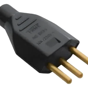 Plug 3 Saidas 2P+T 10A Preto - Fame