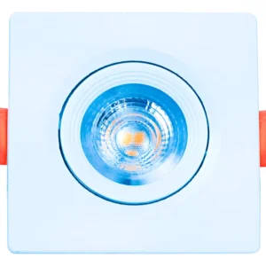 Spot de LED Embutir Superled Quadrado 3W 3000K - Ourolux