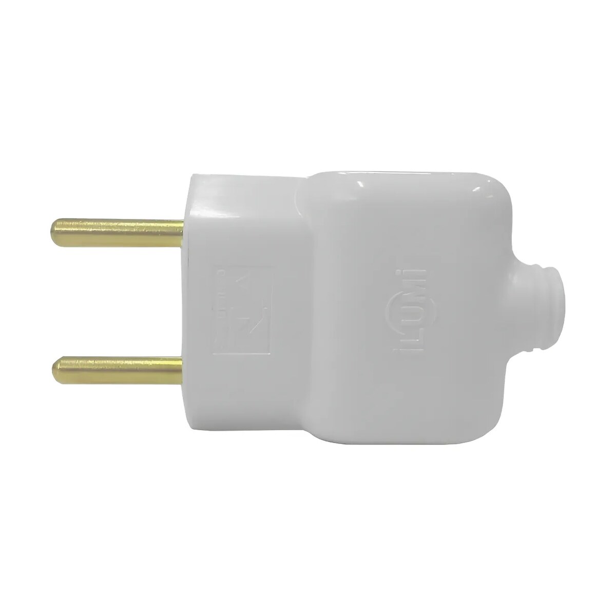 Plug Macho Com Prensa Cabo 10a Cinza 14010 - Ilumi