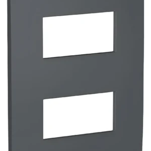 Placa 4x2 2 Postos Separados Stellar Black S730121294 Orion