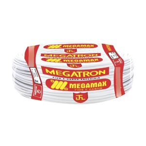 Cabo Flexível 4mm 100 Metros Branco - Megamax