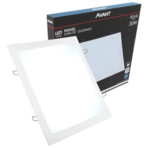 Painel de LED Embutir Quadrado 30W 6500K 40x40 - Avant